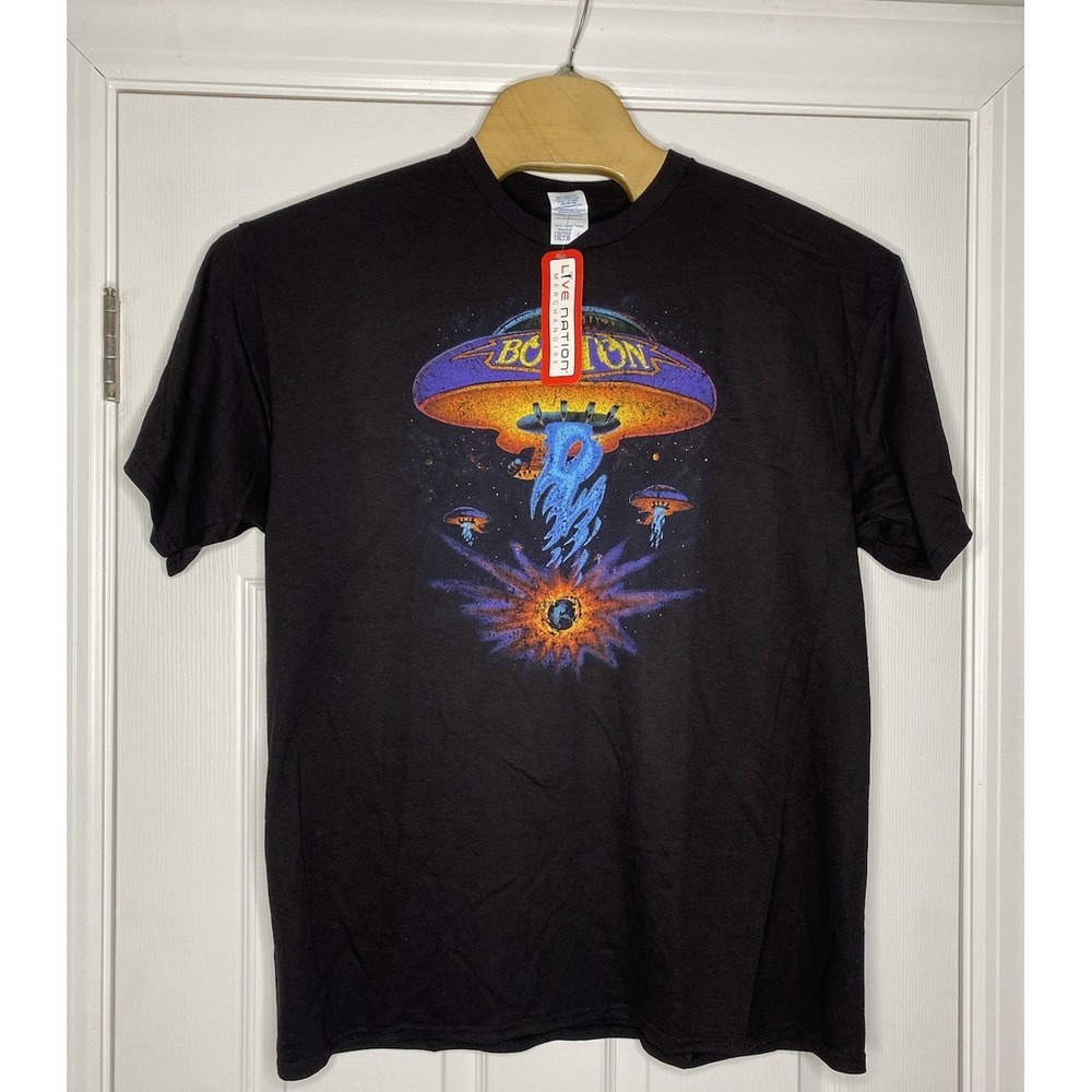 Live Nation Delta Boston Short Sleeve T-Shirt Black‎ XL New